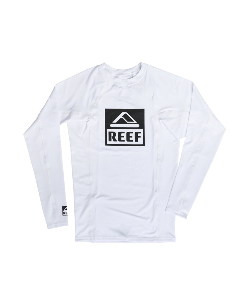 REEF - LOGO RASHGUARD II L/S - RA3ZS3WHI - WHITE