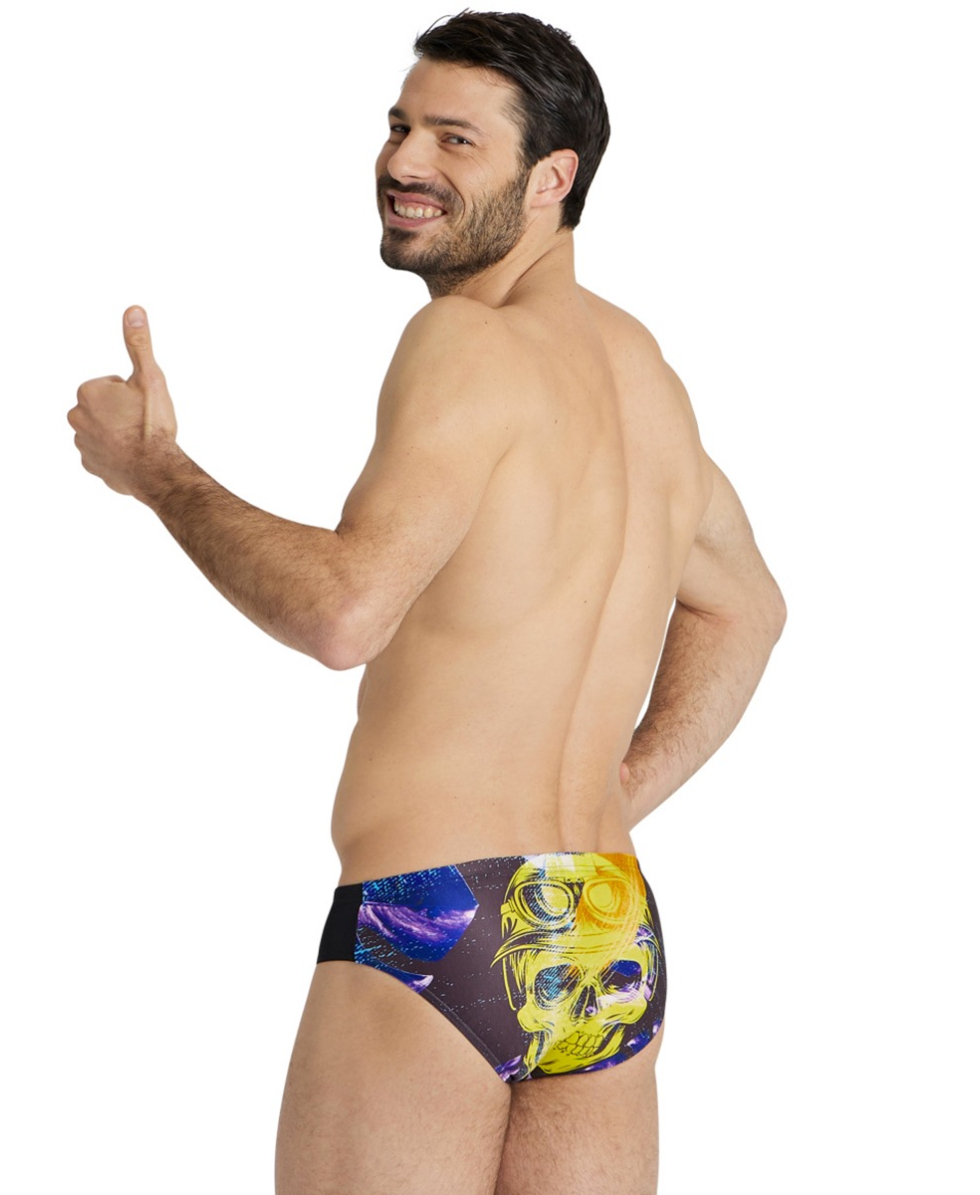 ARENA - COSTUME SLIP UOMO - CRAZY BRIEFS PLACEMENT - 005063550 - BLACK/MULTI