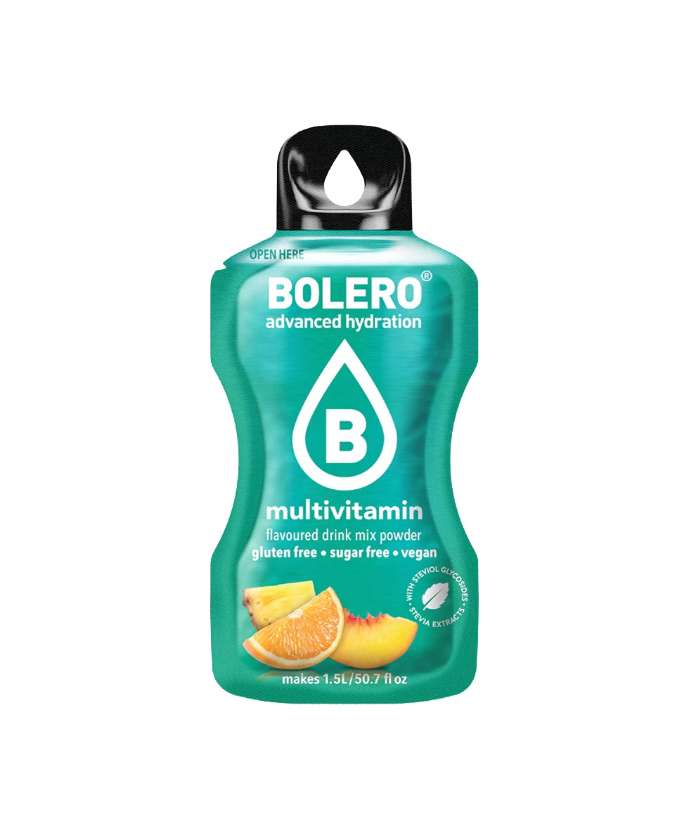 BOLERO - BEVANDA SPORTIVA - STICK MONODOSE - 9g - MULTIVITAMIN