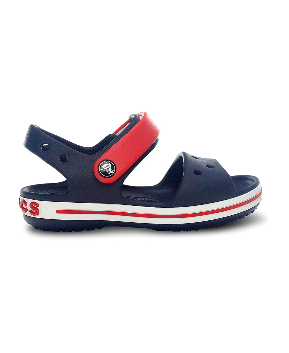 CROCS - SANDALO JUNIOR - CROCBAND SANDAL - 12856-485 - NAVY/RED