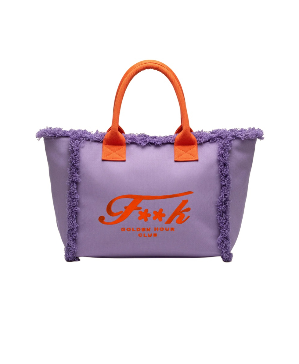 F**K - BORSA MARE - MAXI BAG - 38x28x20 cm - FA26-SW0101VI - VIOLET