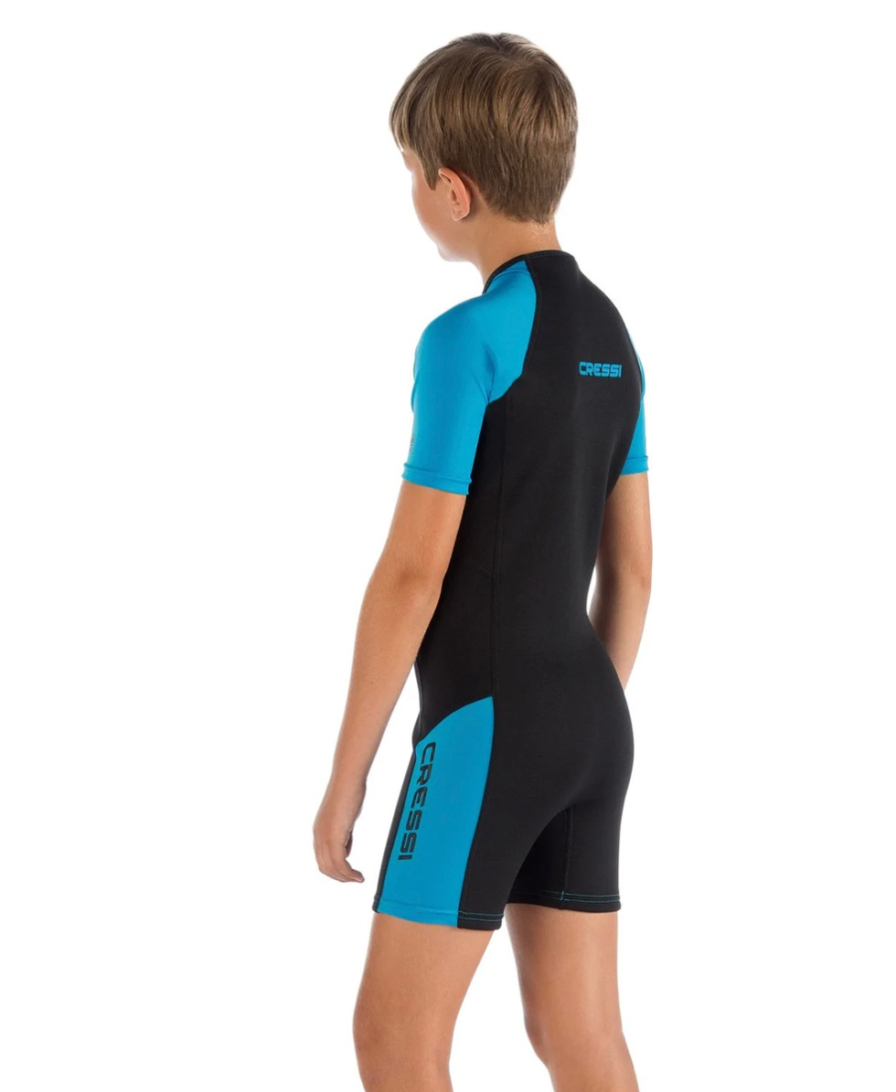 CRESSI - MUTA JUNIOR - LITTLE SHARK - 1.5/2mm - BLACK/BLUE