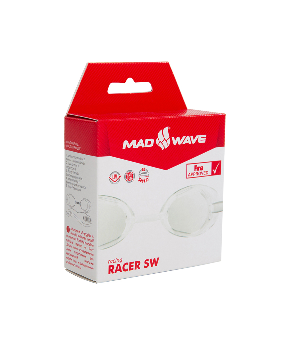 MAD WAVE - SVEDESI RACER SW - M045503002W - CLEAR