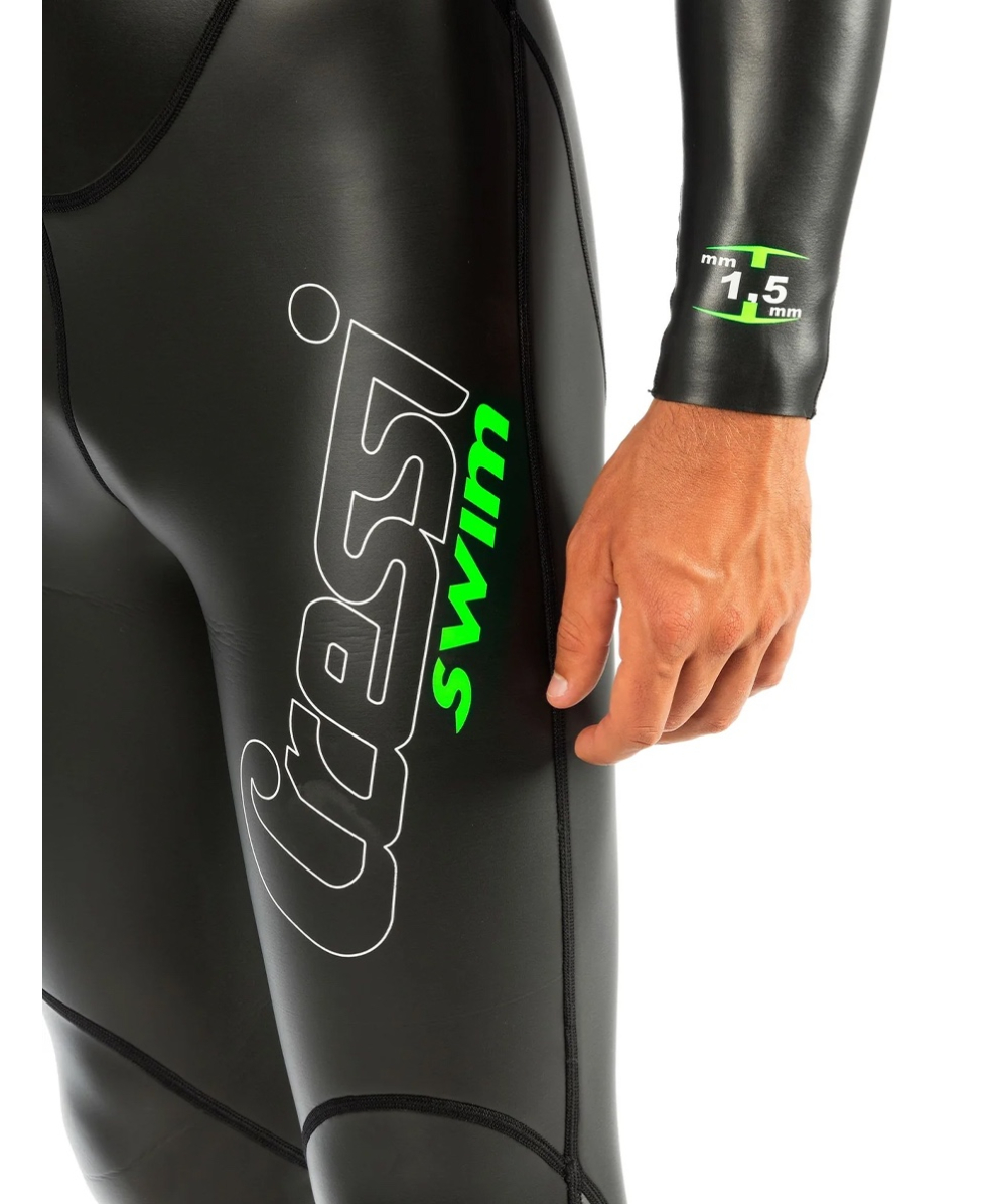 CRESSI - MUTA UOMO - TRITON - 1,5mm - DG002201- BLACK/GREEN