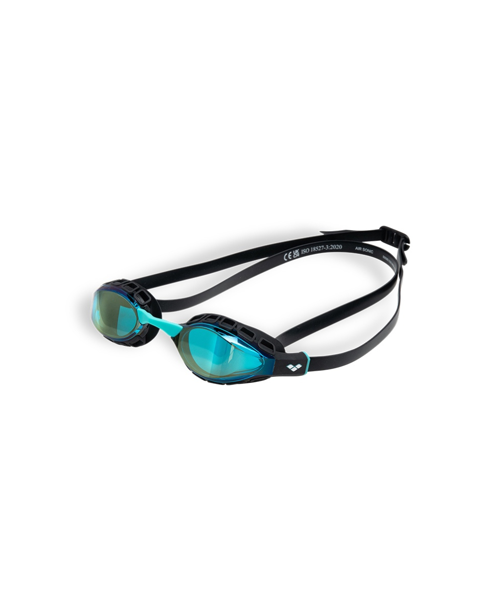 ARENA - OCCHIALINO AIR SONIC MIRROR - 011004150 - AQUA/BLACK