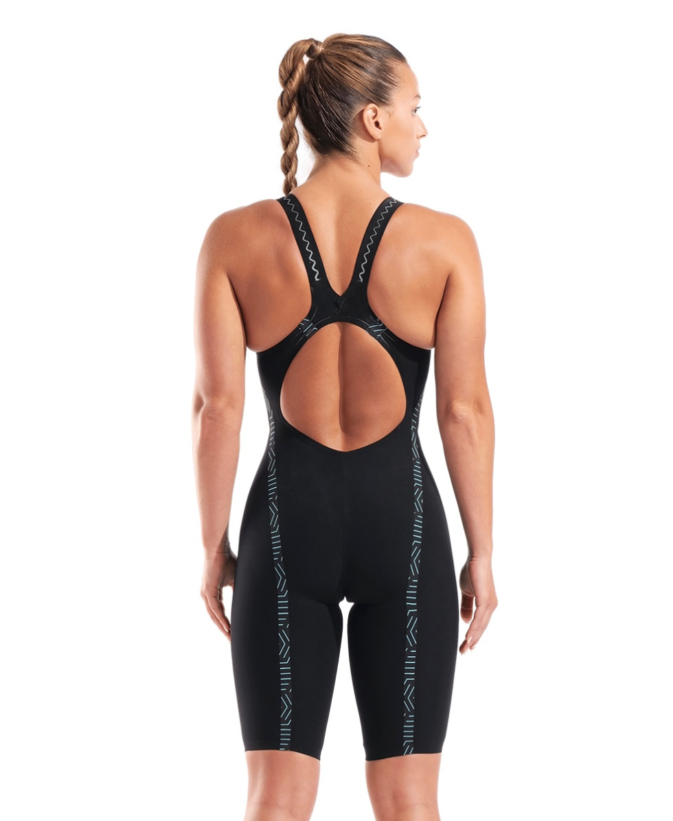 ARENA - POWERSKIN VELOCE OPEN BACK - 011279100 - BLACK/TEAL
