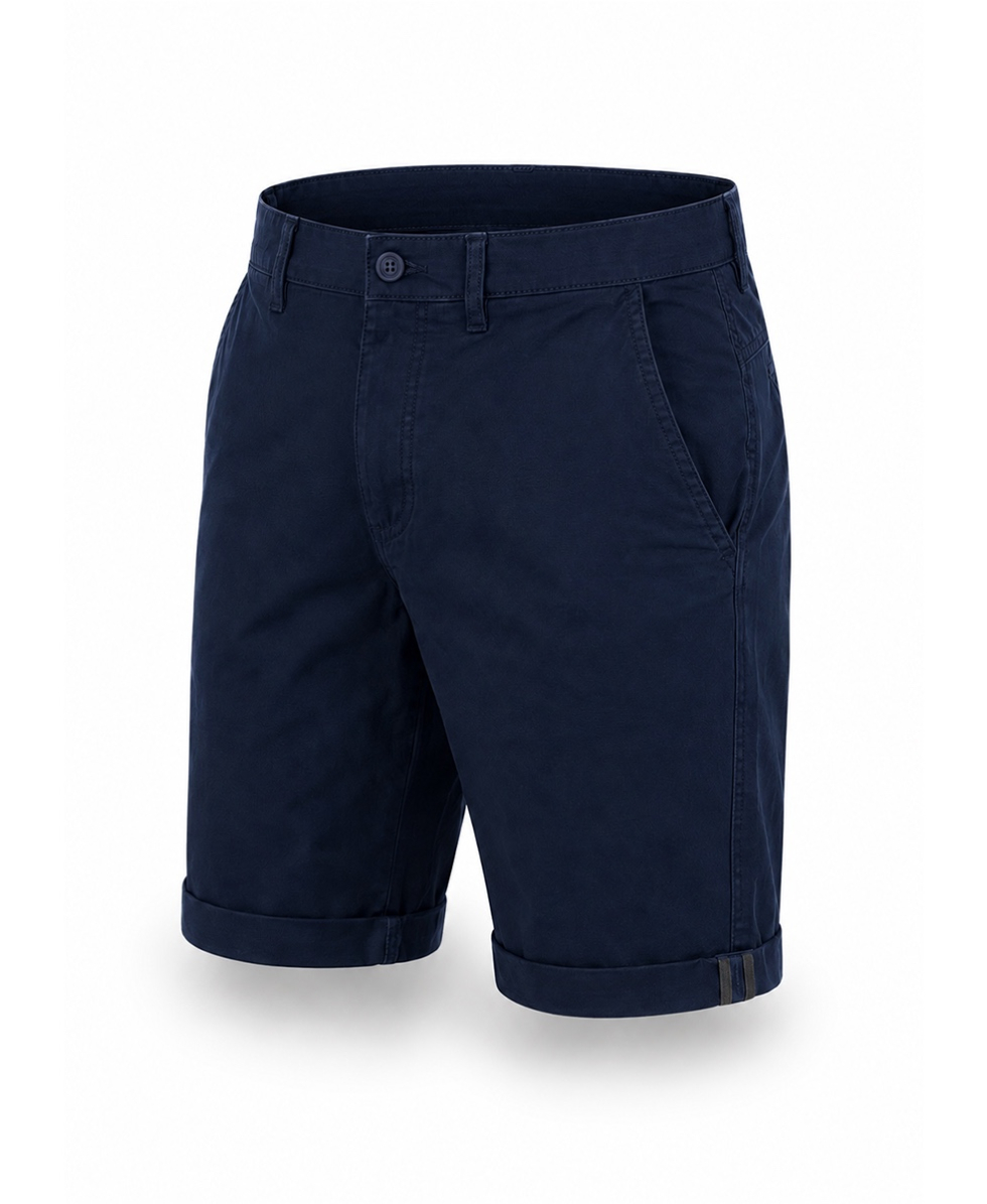 BEAR - PANTALONCINO - CHINO SHORT  PANT - 275001-0802 - MARINE BLUE