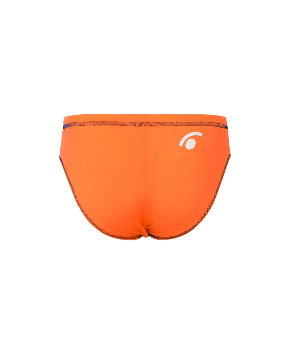 JAKED - COSTUME SLIP JUNIOR MILANO - JWNUO05001 - FLUO ORANGE/BLUE