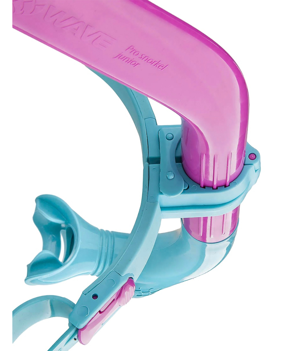 MAD WAVE - RESPIRATORE FRONTALE - PRO SNORKEL JUNIOR - M077702011W - PINK
