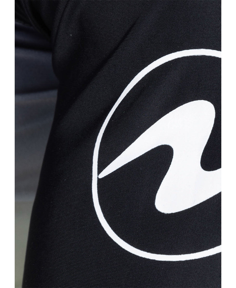 AQUALUNG - RASHGUARD NEW S/S - BLACK/LIME