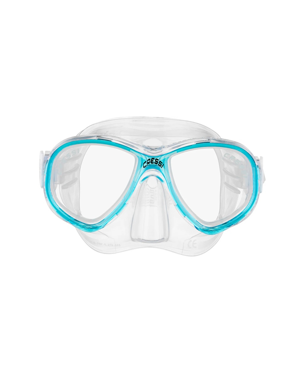 CRESSI - MASCHERA SNORKELING JUNIOR - PERLA JR 7-13 ANNI - DN208463 - CLEAR/AQUAMARINE