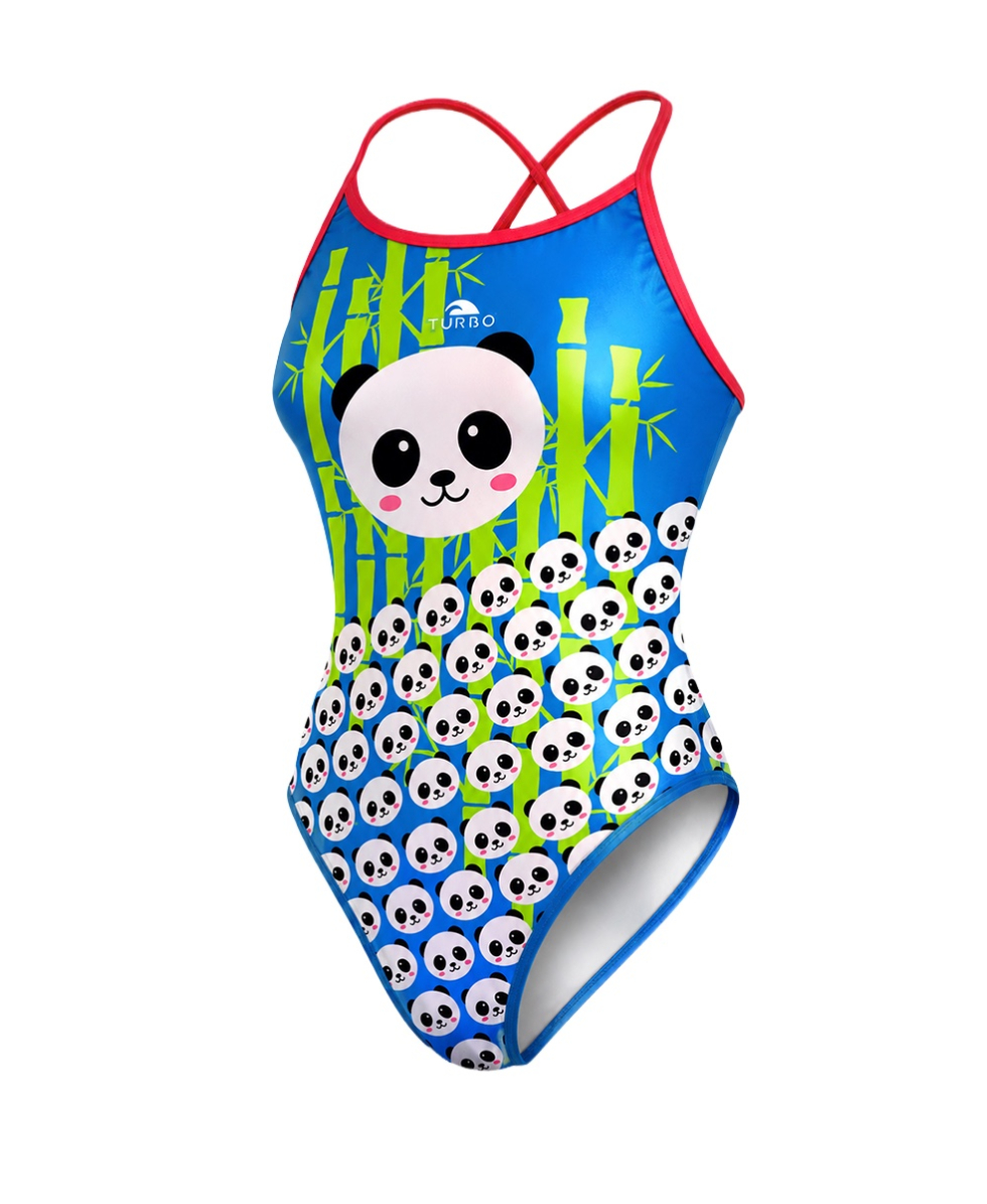TURBO - COSTUME INTERO JR - PANDA BAMBOO - TIR. FINO - 83037614/0006 - TURQ.
