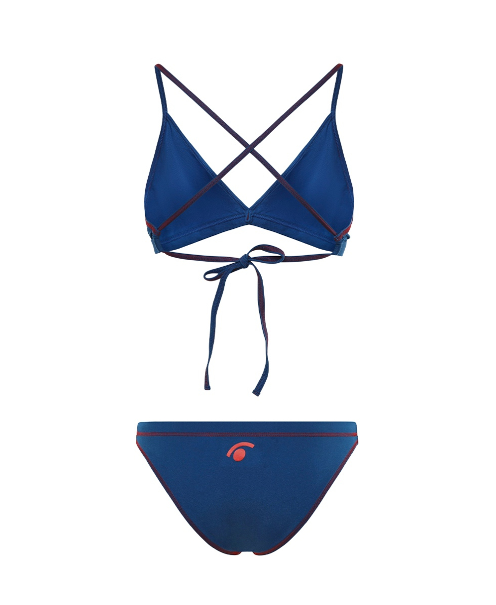 JAKED - COSTUME DUE PEZZI MILANO - JWNUD05006 - NAVY/RED