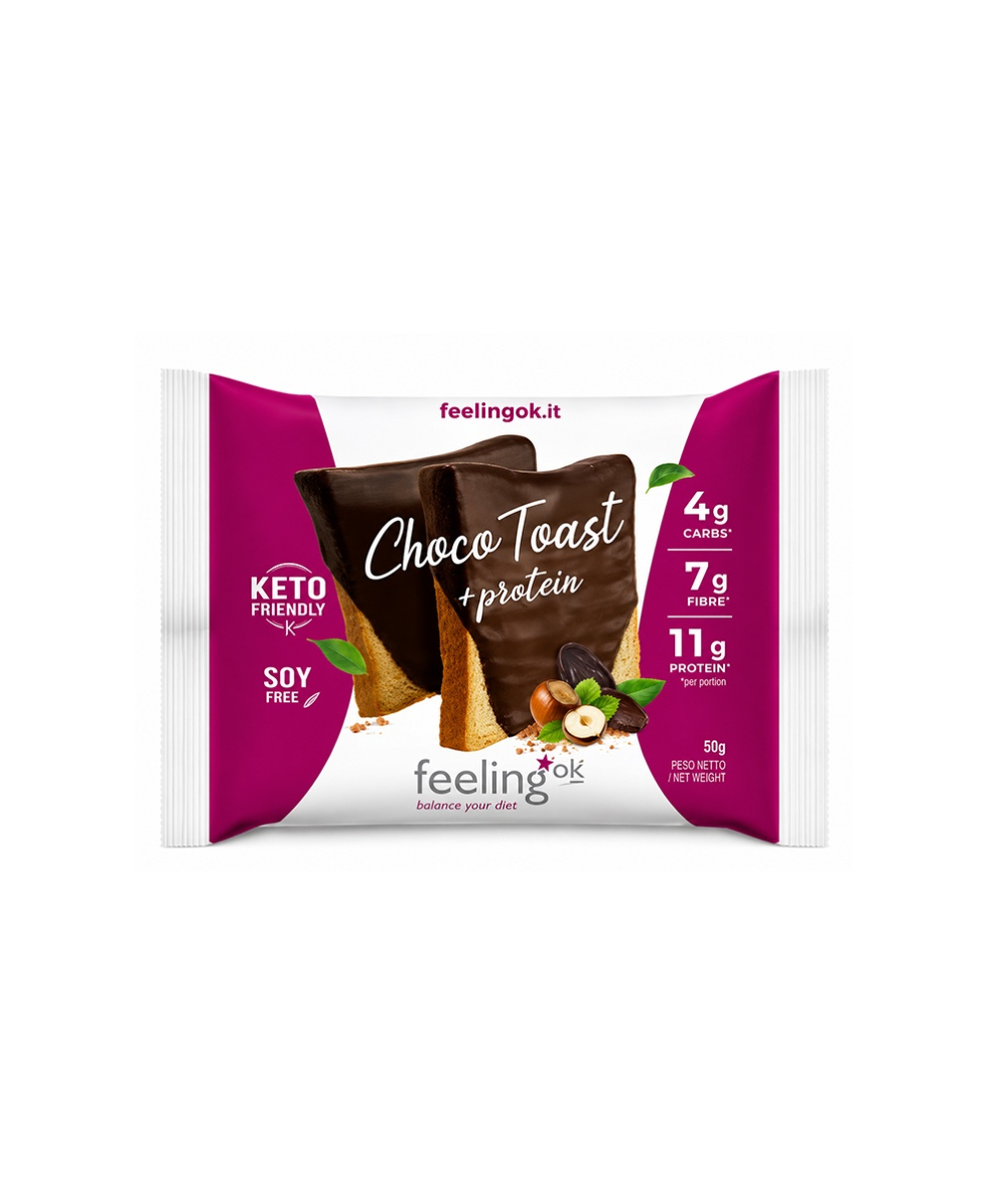 FEELING OK - CHOCO TOAST +PROTEIN - 50g - FOK445