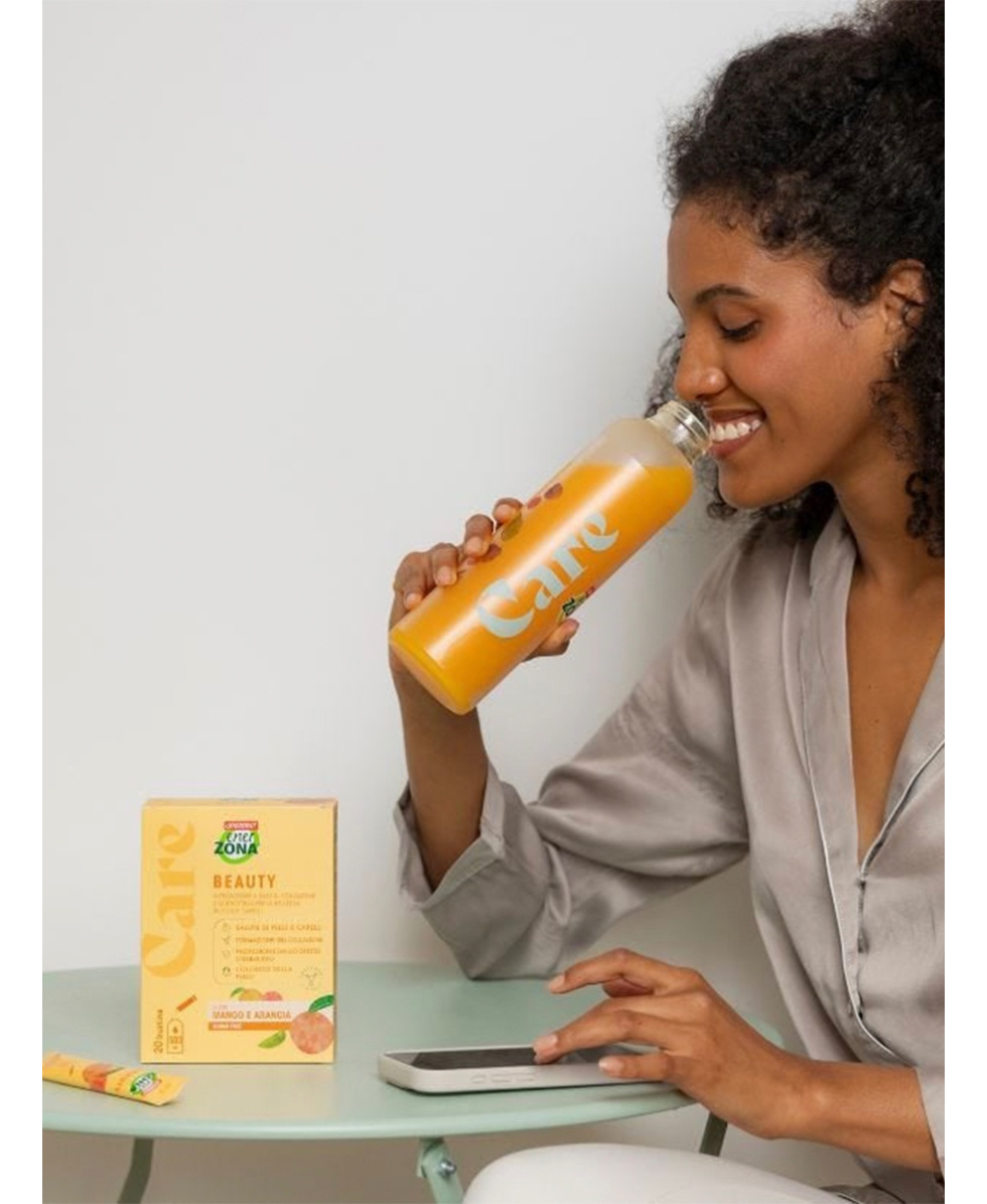 ENERZONA - CARE BEAUTY - 20 BUSTINE DA 6g - MANGO/ORANGE