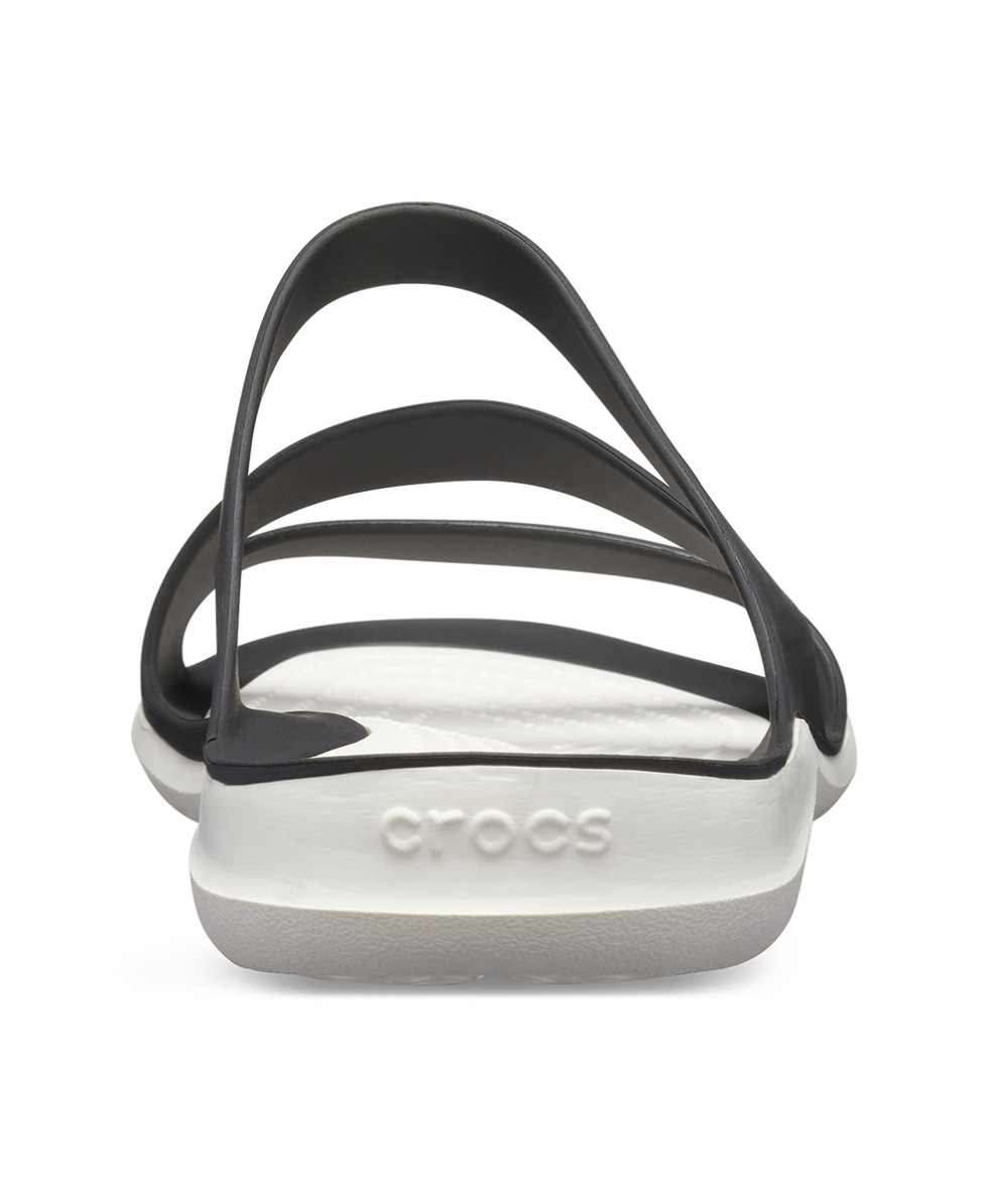 CROCS - SANDALO DONNA - SWIFTWATER SANDAL - 203998 - BLACK/WHITE