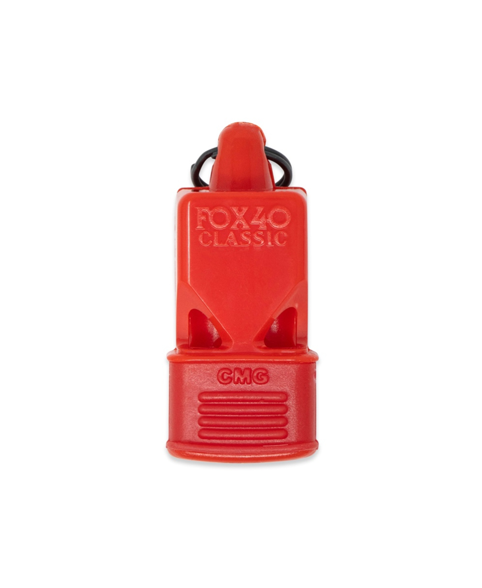 FOX 40 - FISCHIETTO REGOLAMENTARE - CLASSIC CMG CON CORDINO - 9603-0108 - RED