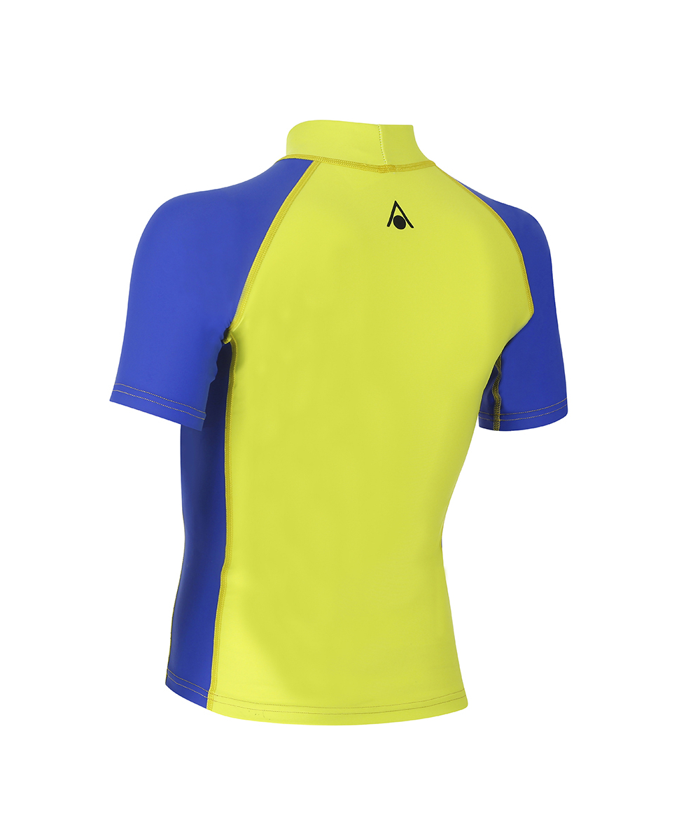 AQUASPHERE - T-SHIRT UNISEX JR BIX SS - BRIGHT GREEN/BLUE