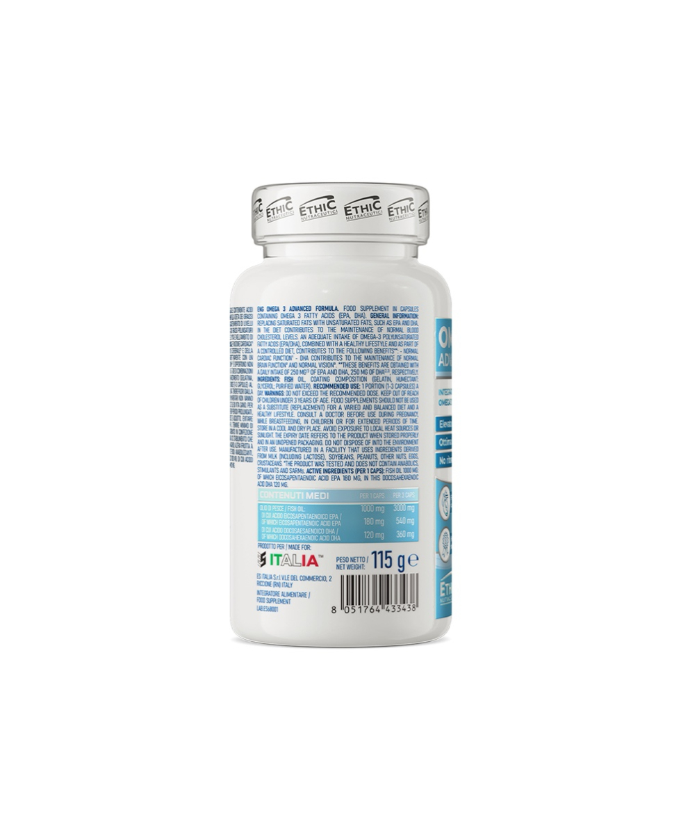 ETHIC SPORT - OMEGA 3 ADVANCED FORMULA - 90 CAPS