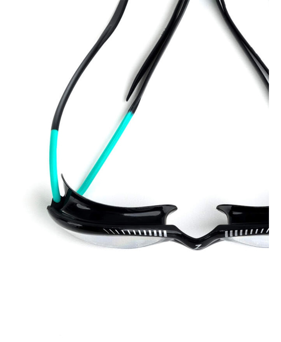 ZOGGS - OCCHIALINO TIGER REGULAR - 461095 - BLACK/TURQUOISE, CLEAR LENSES