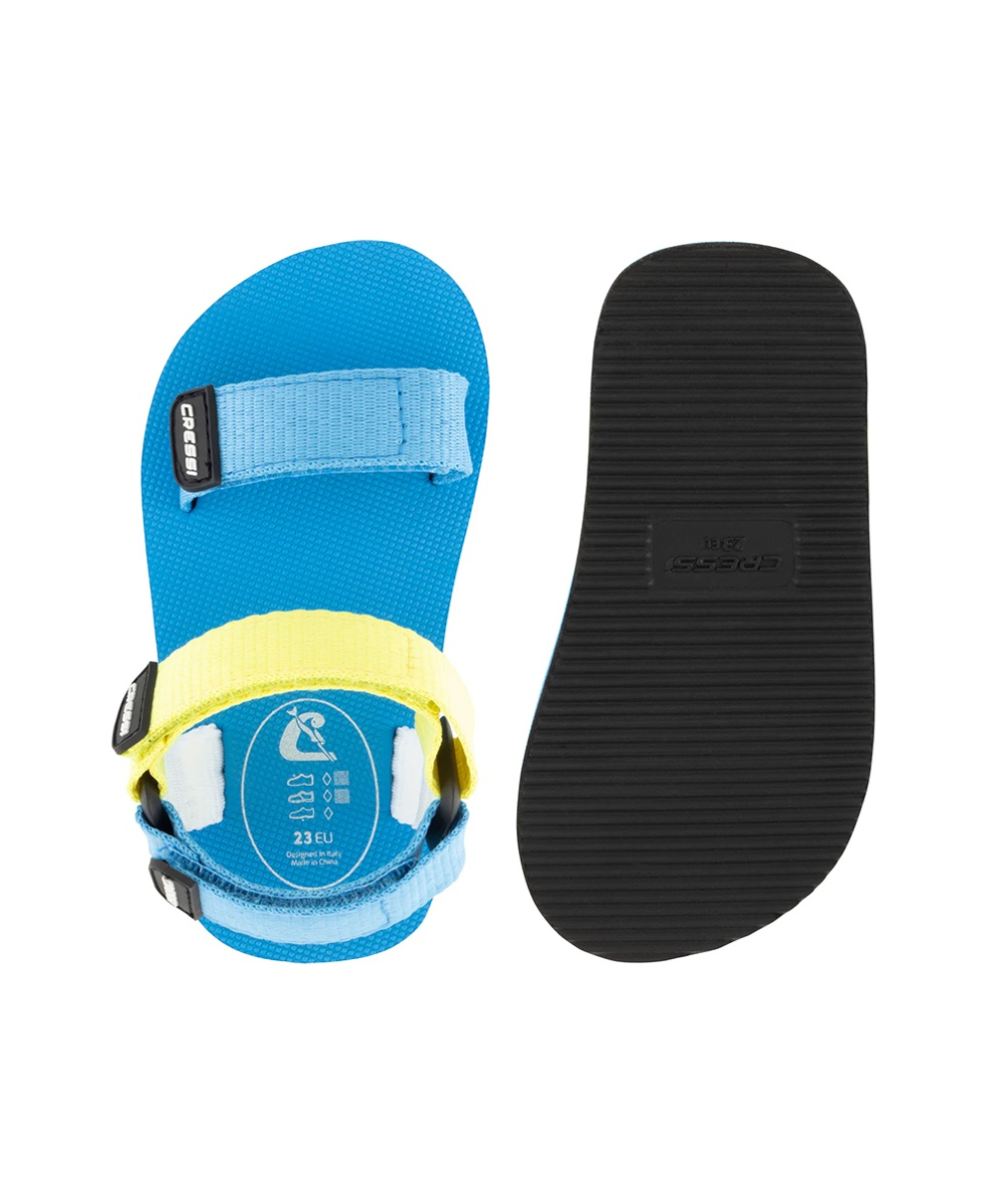 CRESSI - CIABATTE BAMBINO - RAINBOW SANDALS - AZURE/LIME