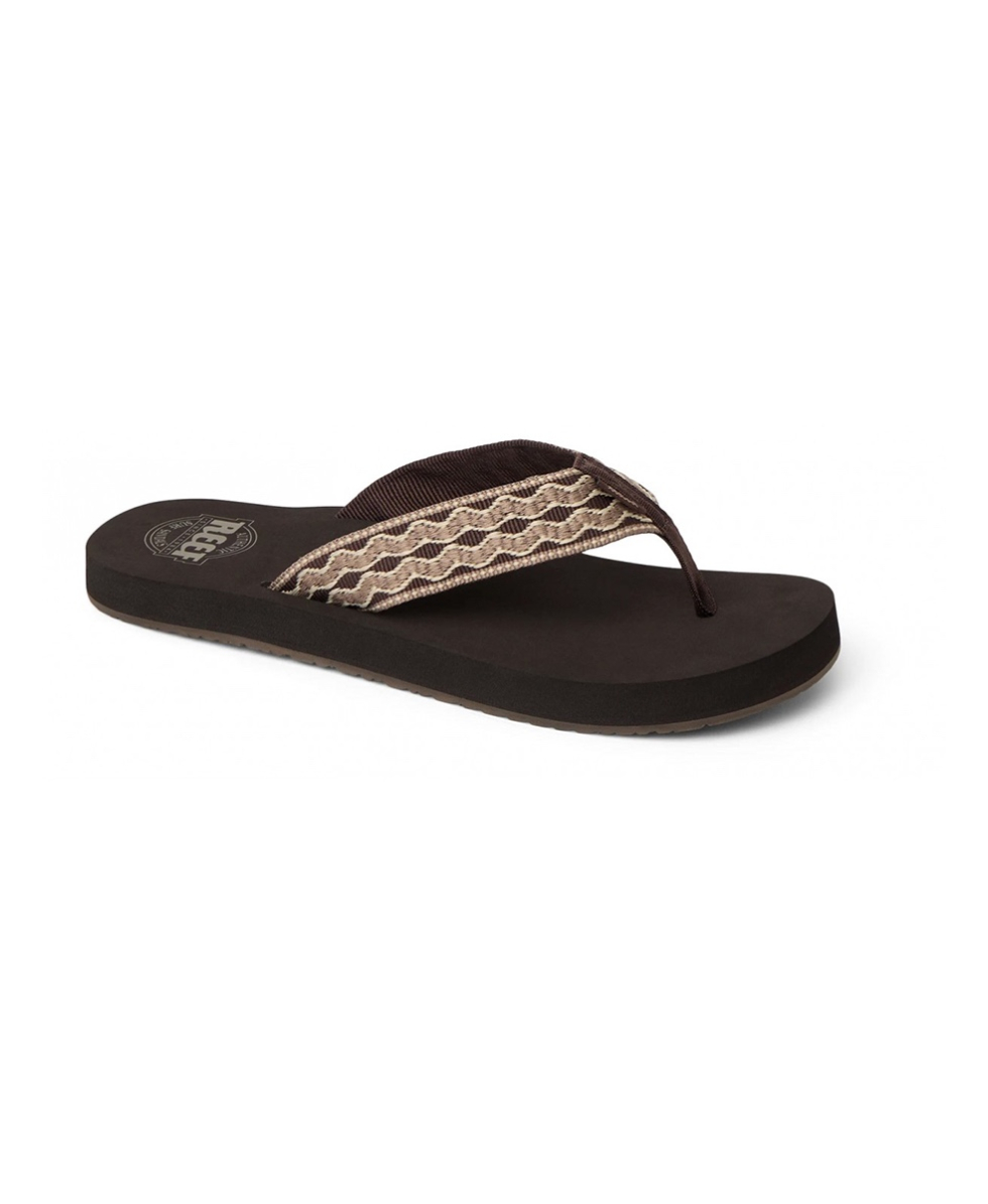 REEF - INFRADITO UOMO SMOOTHY - CJ8363 - BROWN/BROWN