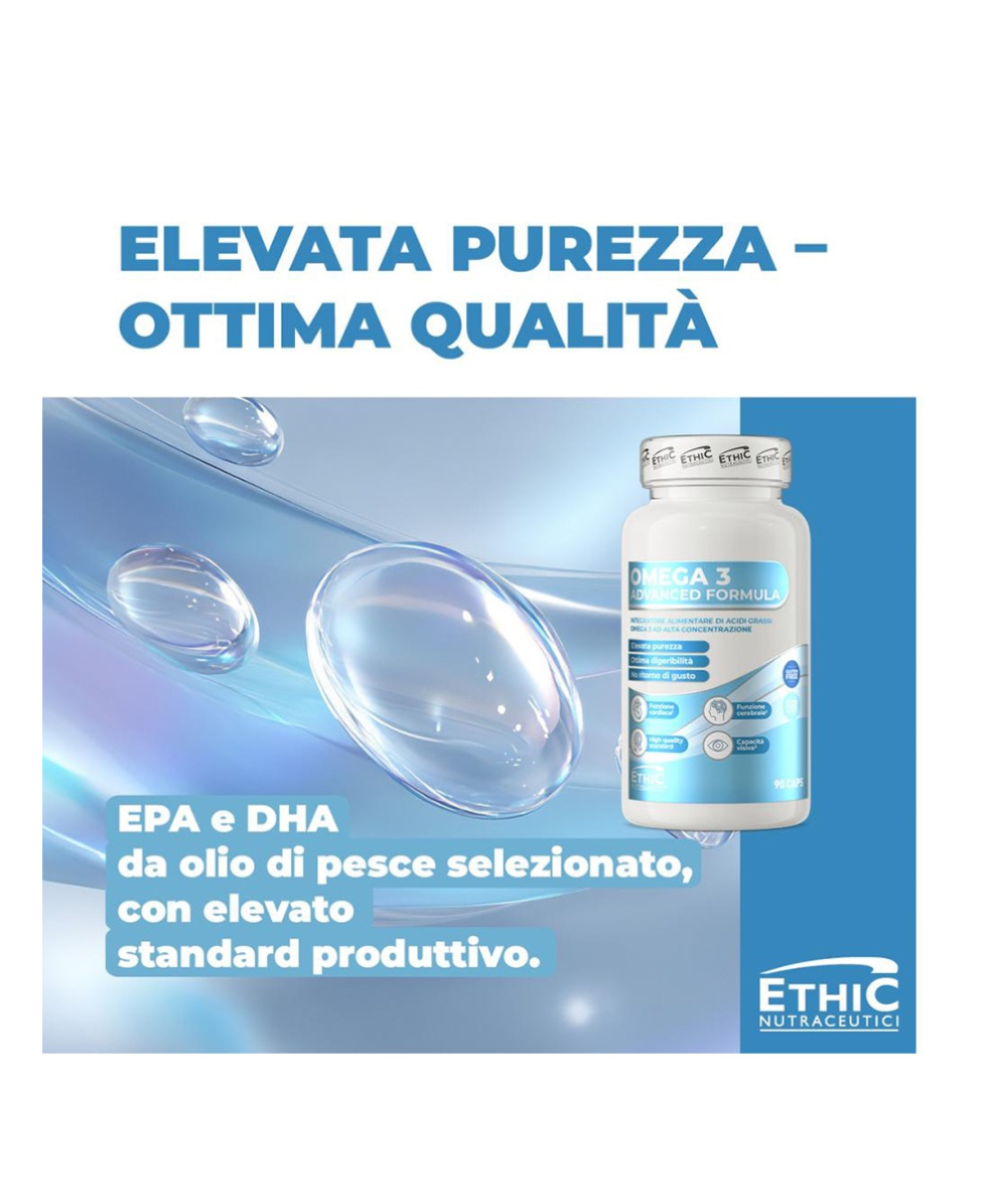 ETHIC SPORT - OMEGA 3 ADVANCED FORMULA - 90 CAPS