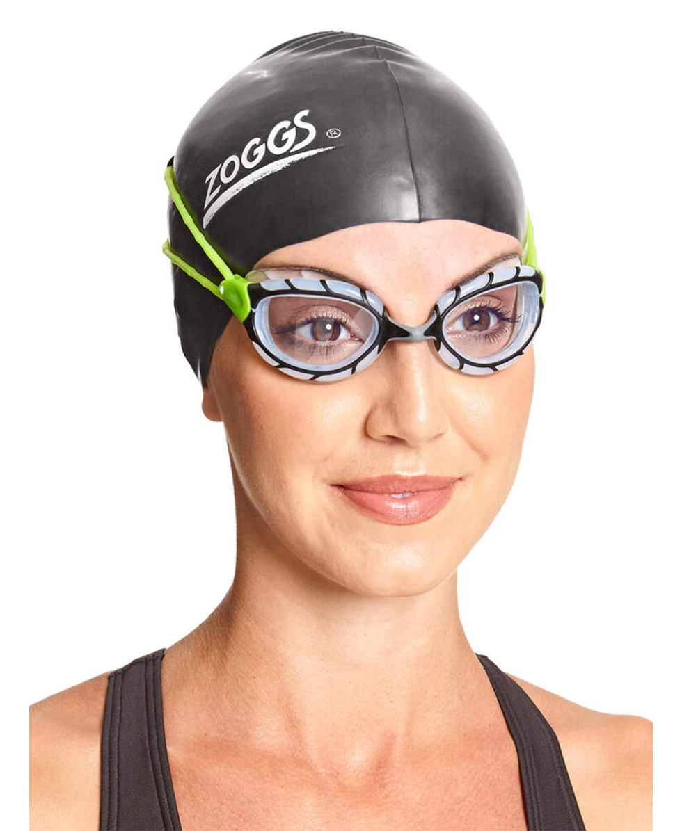 ZOGGS - OCCHIALINO PREDATOR REGULAR - 461037 - BLACK/GREEN, CLEAR LENSES
