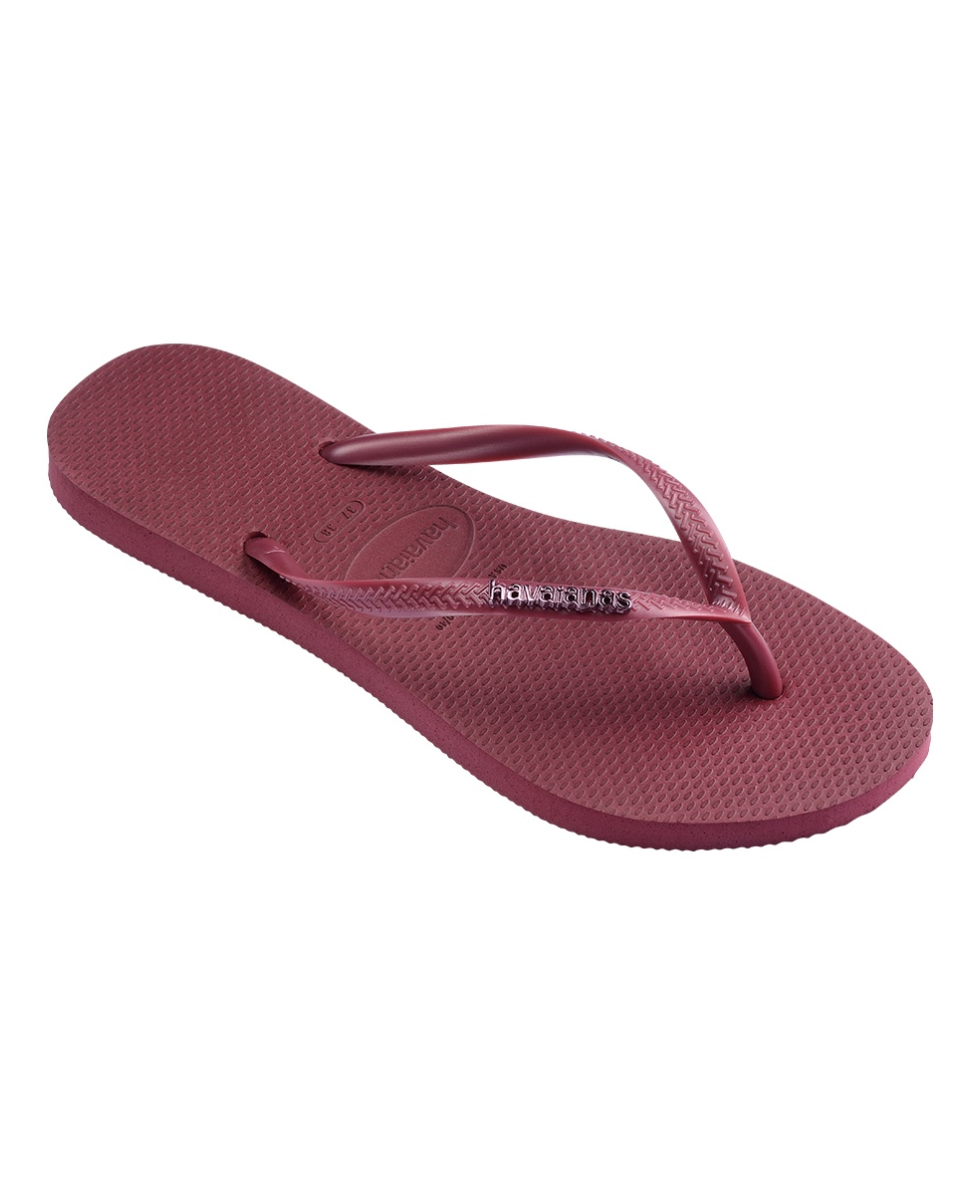 HAVAIANAS - INFRADITO DONNA - SLIM LOGO METALLIC - 4119875-9339 - AMARANTH