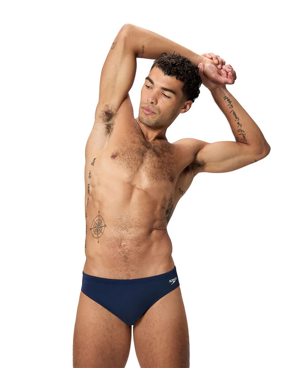 SPEEDO - COSTUME SLIP - ENDURANCE+ LOGO BRIEF - A000163003 - NAVY