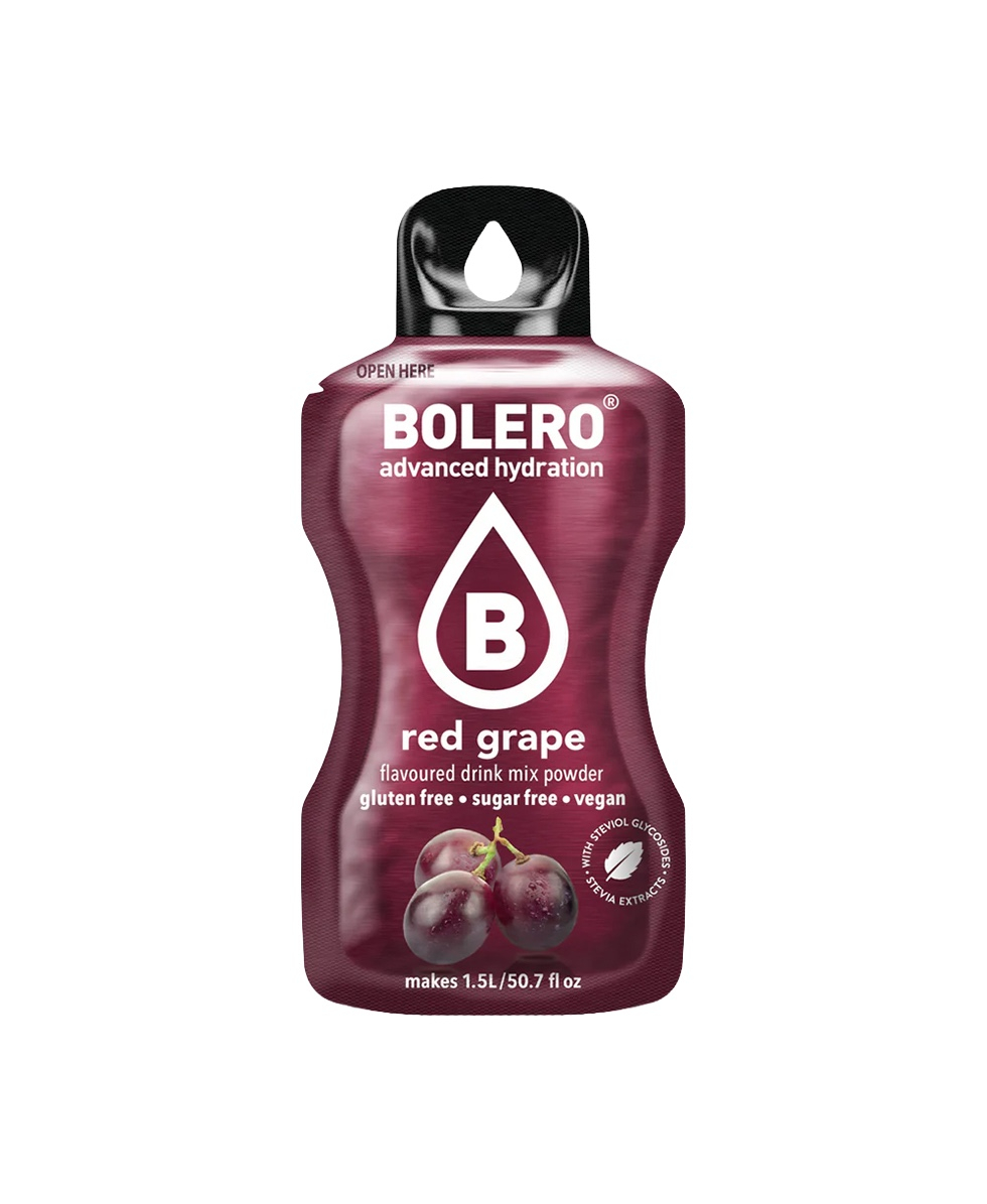 BOLERO - BEVANDA SPORTIVA - STICK MONODOSE - 9g - RED GRAPE
