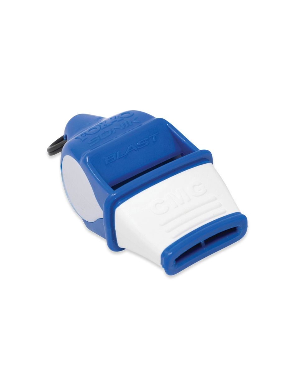 FOX 40 - FISCHIETTO REGOLAMENTARE - SONIK BLAST CMG CON CORDINO - 9203-3808 - BLUE/WHITE