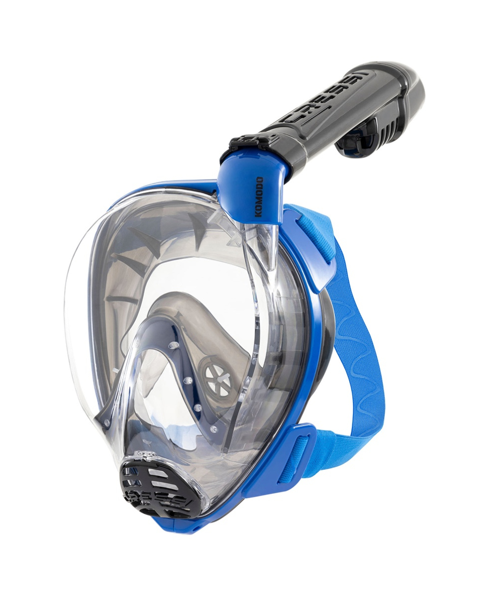CRESSI - MASCHERA KOMODO ADULT FULL FACE MASK - XDT125020 - BLUE/BLACK