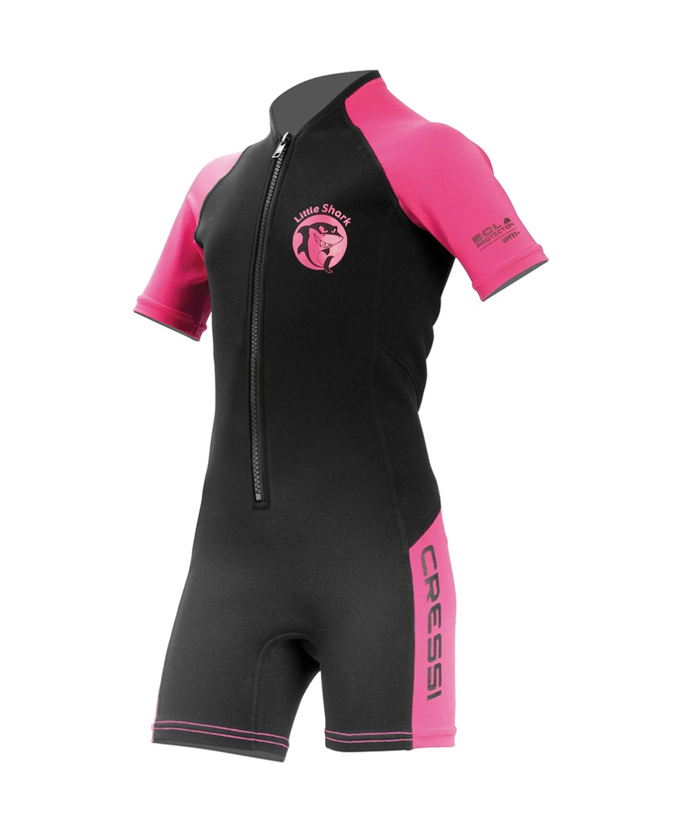 CRESSI - MUTA JUNIOR - LITTLE SHARK - 2mm - BLACK/PINK