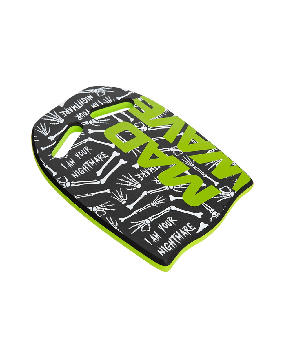 MAD WAVE - TAVOLETTA DA NUOTO - KICKBOARD TRAINING PRINT - M072903005W  - BLACK/WHITE