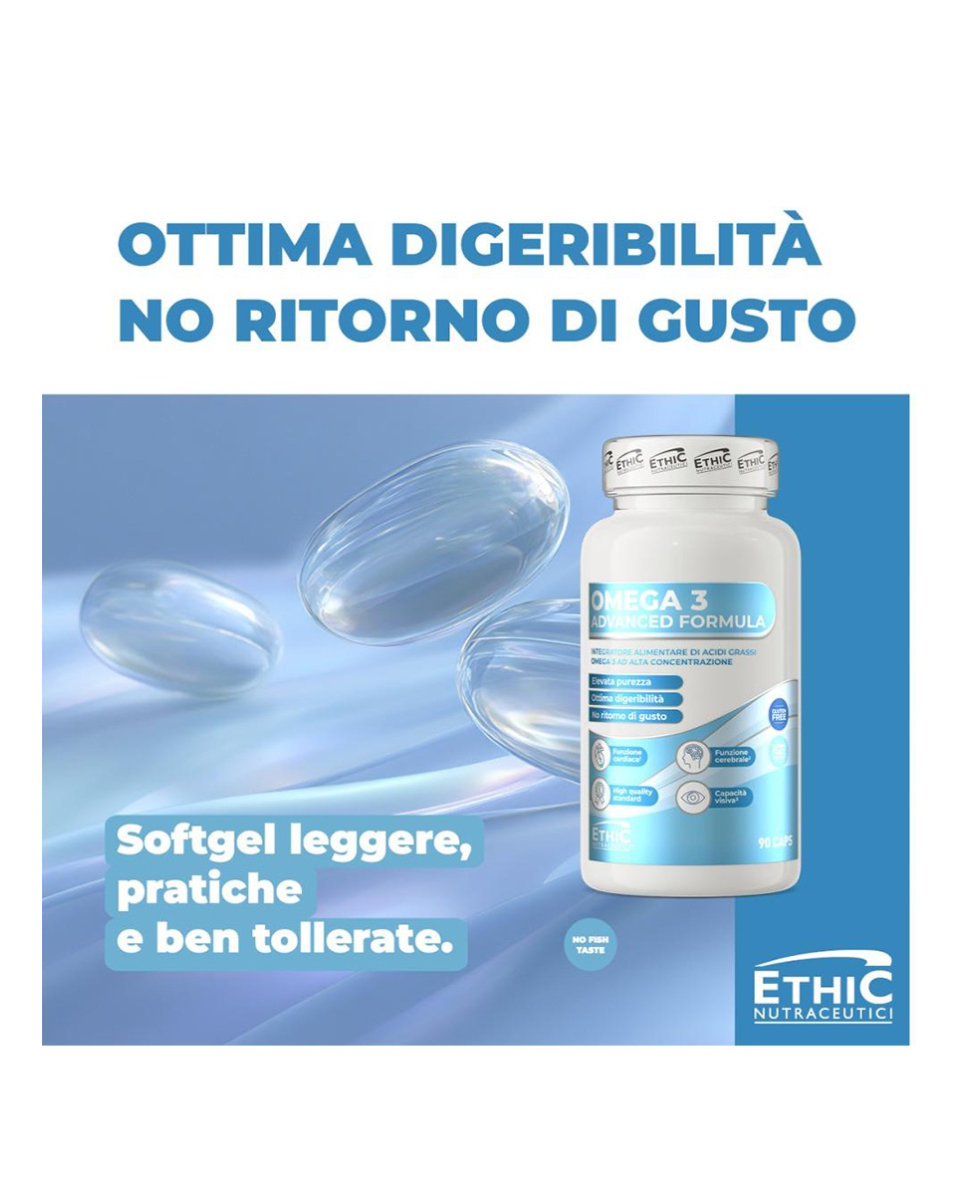 ETHIC SPORT - OMEGA 3 ADVANCED FORMULA - 90 CAPS