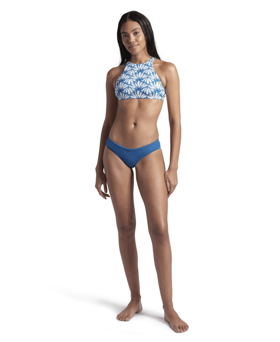 ARENA - TOP CROP - RULE BREAKER THINK R - 006465103 - WHITE/MULTI/YELLOW