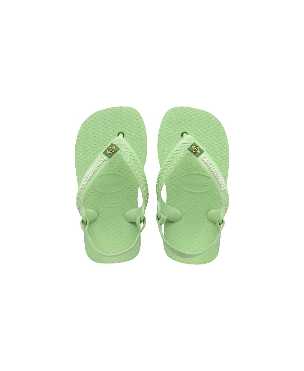 HAVAIANAS - INFRADITO JUNIOR - BABY BRASIL LOGO II - 4140577-1404 - HYDRO GREEN