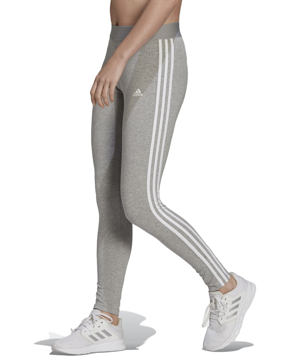 ADIDAS - LEGGINGS DONNA - LOUNGEWEAR ESSENTIALS - GV6017 - MEDIUM GREY HEATHER