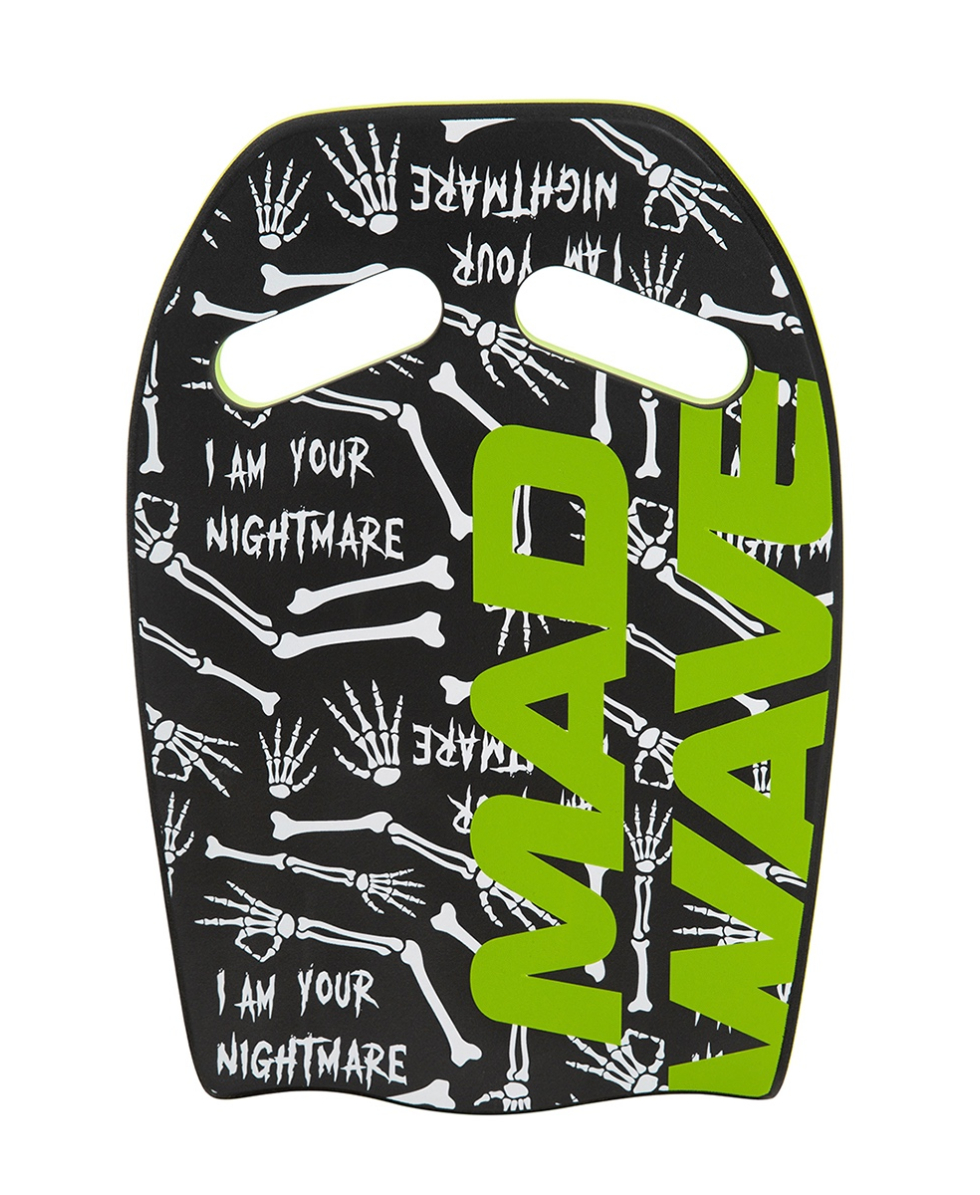 MAD WAVE - TAVOLETTA DA NUOTO - KICKBOARD TRAINING PRINT - M072903005W  - BLACK/WHITE