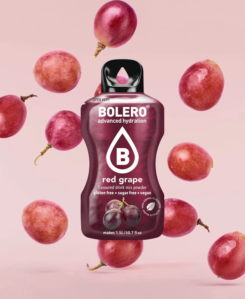 BOLERO - BEVANDA SPORTIVA - STICK MONODOSE - 9g - RED GRAPE