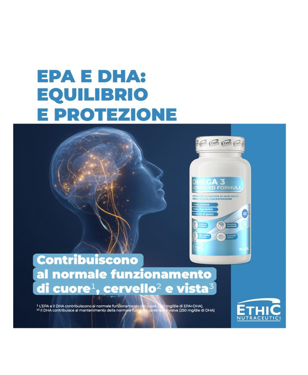ETHIC SPORT - OMEGA 3 ADVANCED FORMULA - 90 CAPS