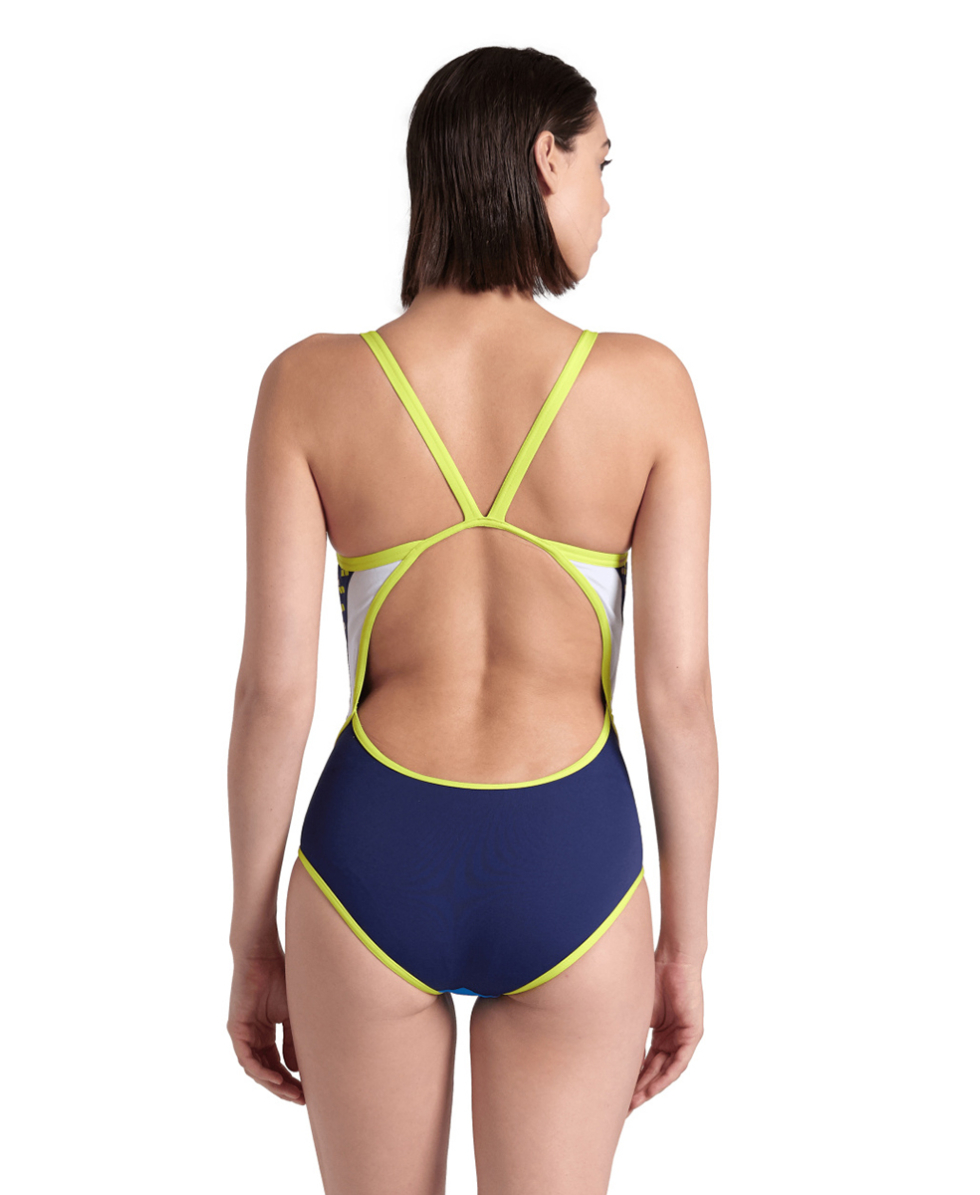 ARENA - COSTUME INTERO - ICONS SUPER FLY - 006644871 - BLUE RIVER/NAVY/WHITE/SOFT GREEN