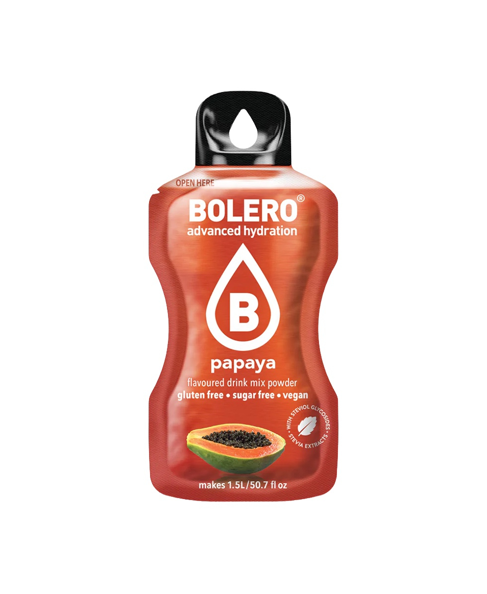 BOLERO - BEVANDA SPORTIVA - STICK MONODOSE - 9g - PAPAYA