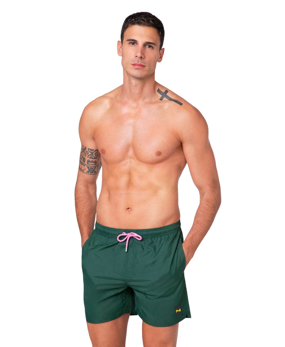 F**K - COSTUME SHORT - M01BU04-VS - DARK GREEN