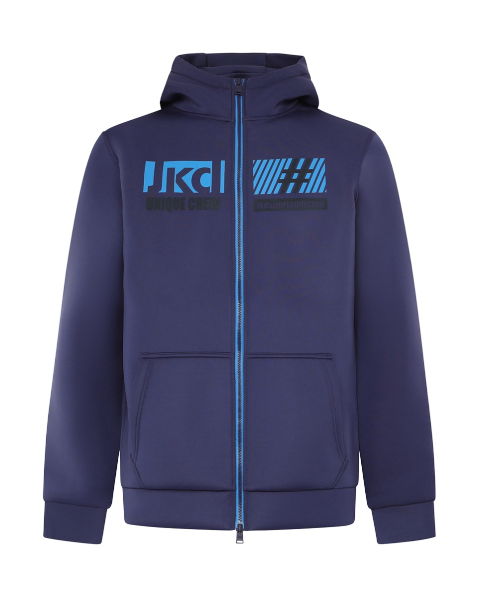 JAKED - FELPA UOMO - SIDERALIS - JKFL5N501U - OCEAN BLUE