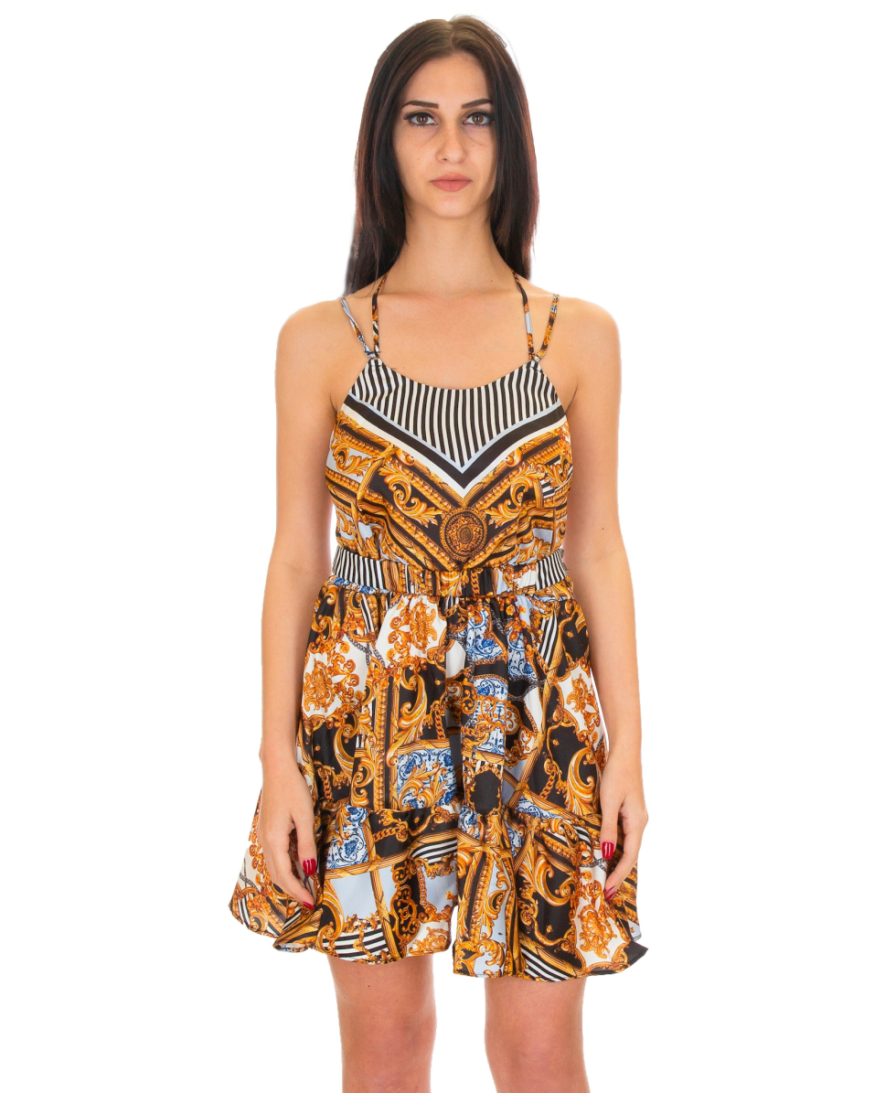 F**K - ABITO - SHORT DRESS - THE VILLA - FK19-F192NR - BLACK
