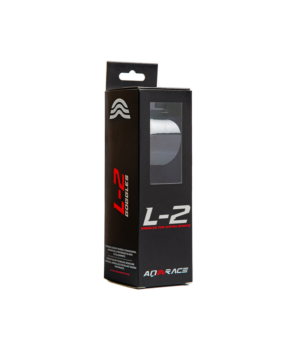 AQUARAPID - OCCHIALINO COMPETIZIONE - L-2 MIRROR - WHITE/RED
