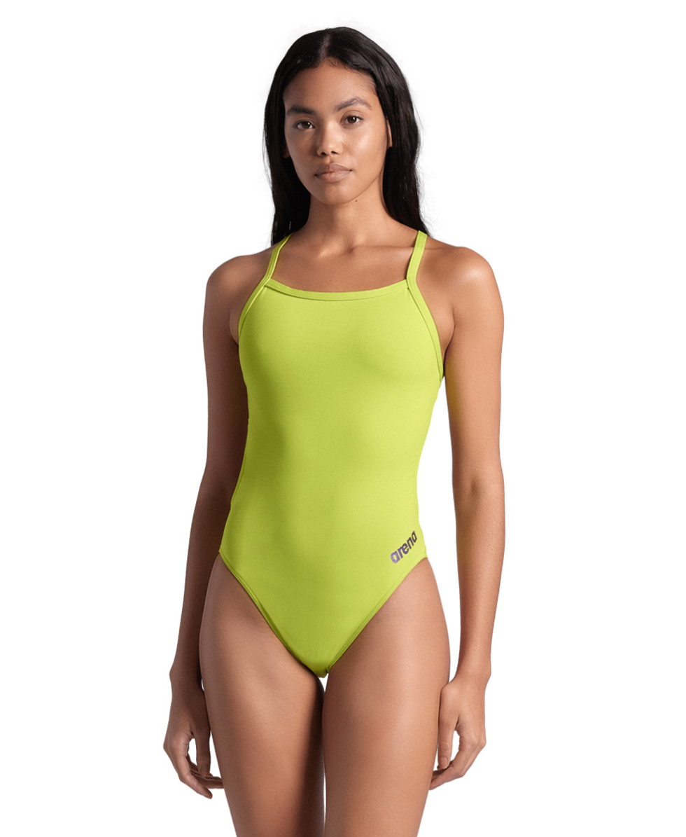 ARENA - COSTUME INTERO - TEAM CHALLENGE SOLID - 004766650 - SOFT GREEN