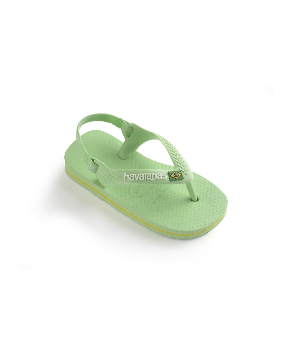 HAVAIANAS - INFRADITO JUNIOR - BABY BRASIL LOGO II - 4140577-1404 - HYDRO GREEN